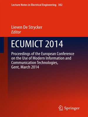 cover image of ECUMICT 2014